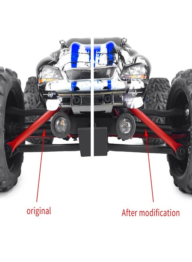 QUE-T 2pcs Hard Steel Drive Shafts CVD Universal Front and Rear for 1/16 TRX E-REVO Summit RC Upgrade Parts - Image 2